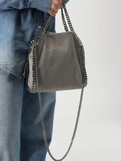 Borsa tote Falabella Stella McCartney in camoscio sintetico cracklè
