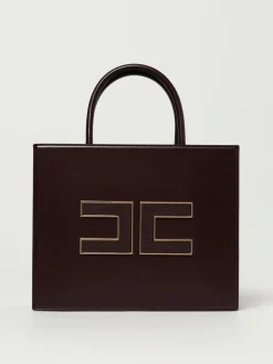 Borsa Tote grande con logo Elisabetta Franchi