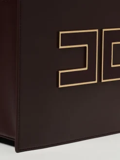 Borsa Tote grande con logo Elisabetta Franchi