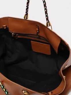 Borsa tote in pelle Moschino Couture