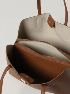 Borsa Tote in pelle sintetica Oval T Twinset