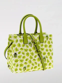 Borsa tote La Medusa Versace in canvas con stampa floreale