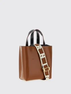 Borsa Tote Museo Mini in pelle di vitello Marni