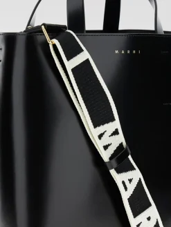 Borsa Tote Museo Mini in pelle di vitello Marni