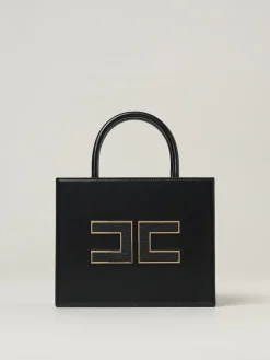 Borsa Tote piccola con logo Elisabetta Franchi