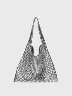 Borsa tote Pixel Rabanne in alluminio