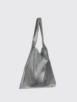 Borsa tote Pixel Rabanne in alluminio