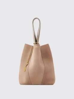 Borsa Tote Spin Chloé in camoscio