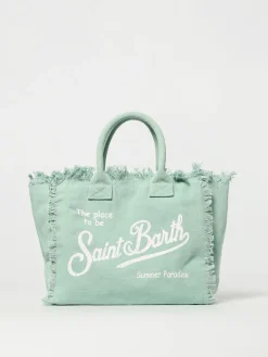 Borsa tote Vanity MC2 Saint Barth in cotone con frange
