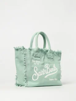 Borsa tote Vanity MC2 Saint Barth in cotone con frange