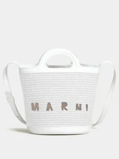 Borsa Tropicalia Marni in pelle e rafia