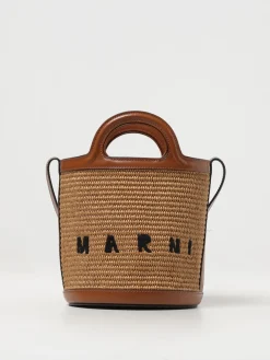 Borsa Tropicalia Marni in pelle e rafia