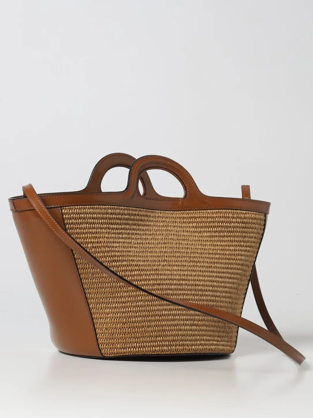 Borsa Tropicalia Marni in pelle e rafia