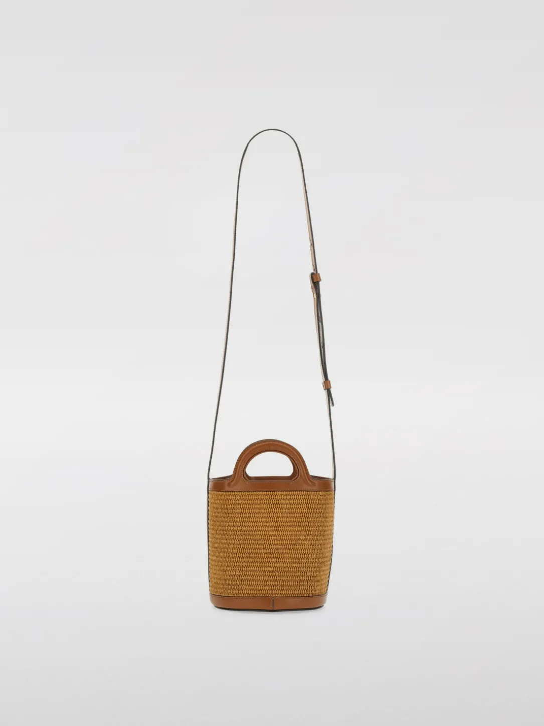 Borsa Tropicalia Marni in rafia e pelle