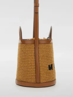 Borsa Tropicalia Marni in rafia e pelle