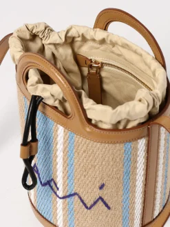 Borsa Tropicalia Mini Marni in pelle e canvas