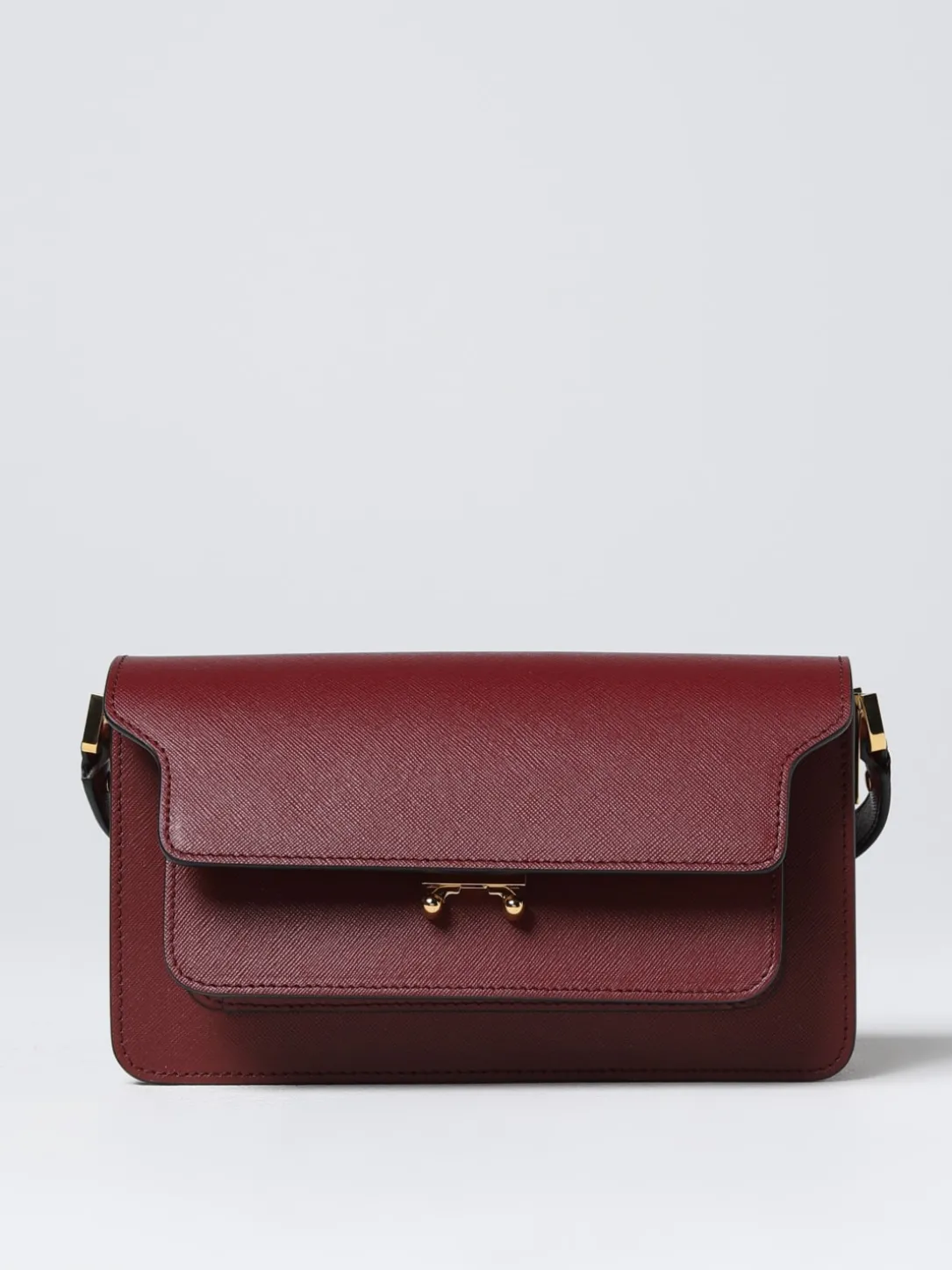 Borsa Trunk Marni in pelle saffiano