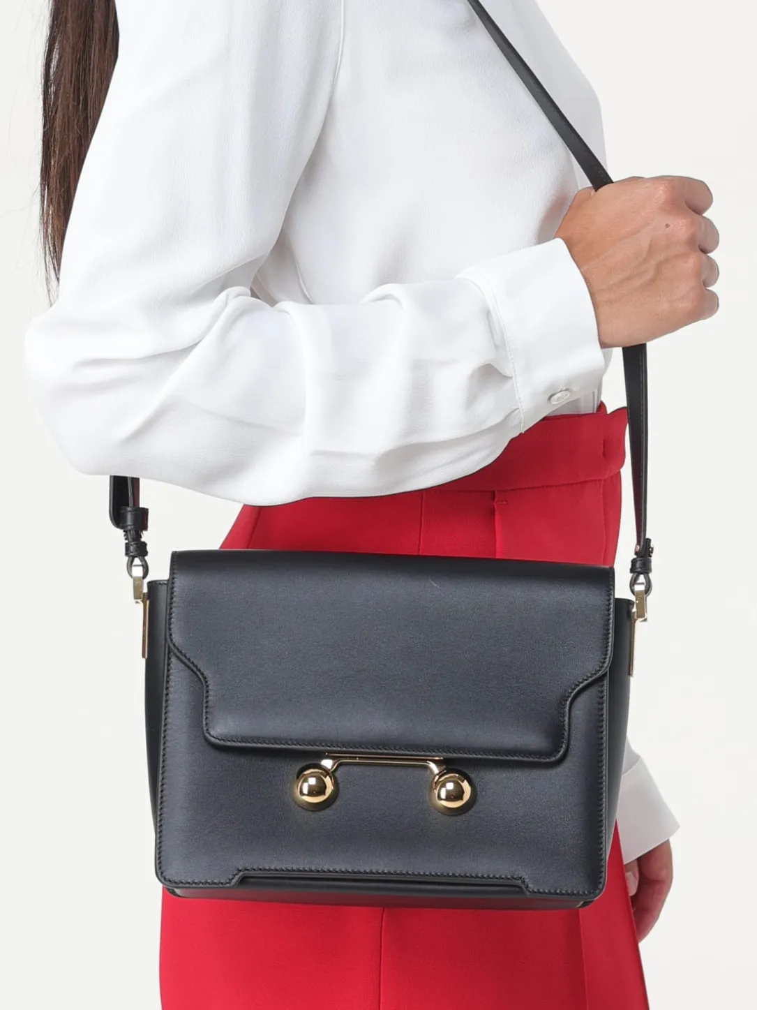 Borsa Trunkaroo Marni in pelle