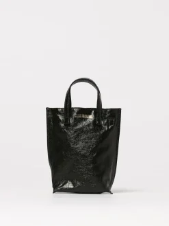 Borsa Uma Wang in canvas cerata di lino