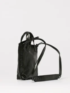 Borsa Uma Wang in canvas cerata di lino