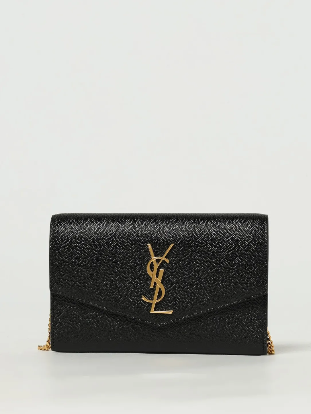 Borsa Uptown Saint Laurent in pelle grain de poudre