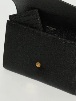 Borsa Uptown Saint Laurent in pelle grain de poudre