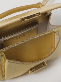 Borsa Venezia Small Golden Goose in pelle laminata cracklè