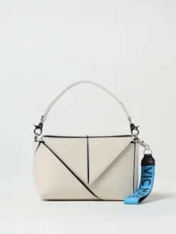 Borsa Vic Matiè in pelle con intagli origami