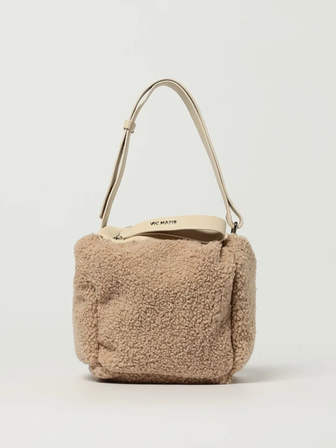 Borsa Vic Matié in shearling e pelle