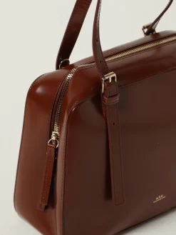 Borsa Virginie Box A.P.C. in pelle spazzolata