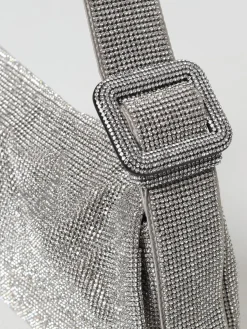 Borsa Vitty La Grande Benedetta Bruzziches in denim con strass