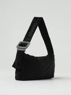 Borsa Vitty La Grande Benedetta Bruzziches in denim con strass