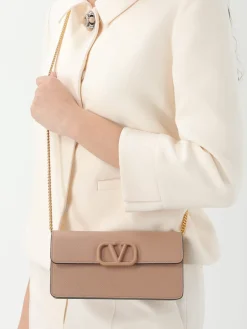 Borsa VLogo Signature Valentino Garavani in pelle a grana