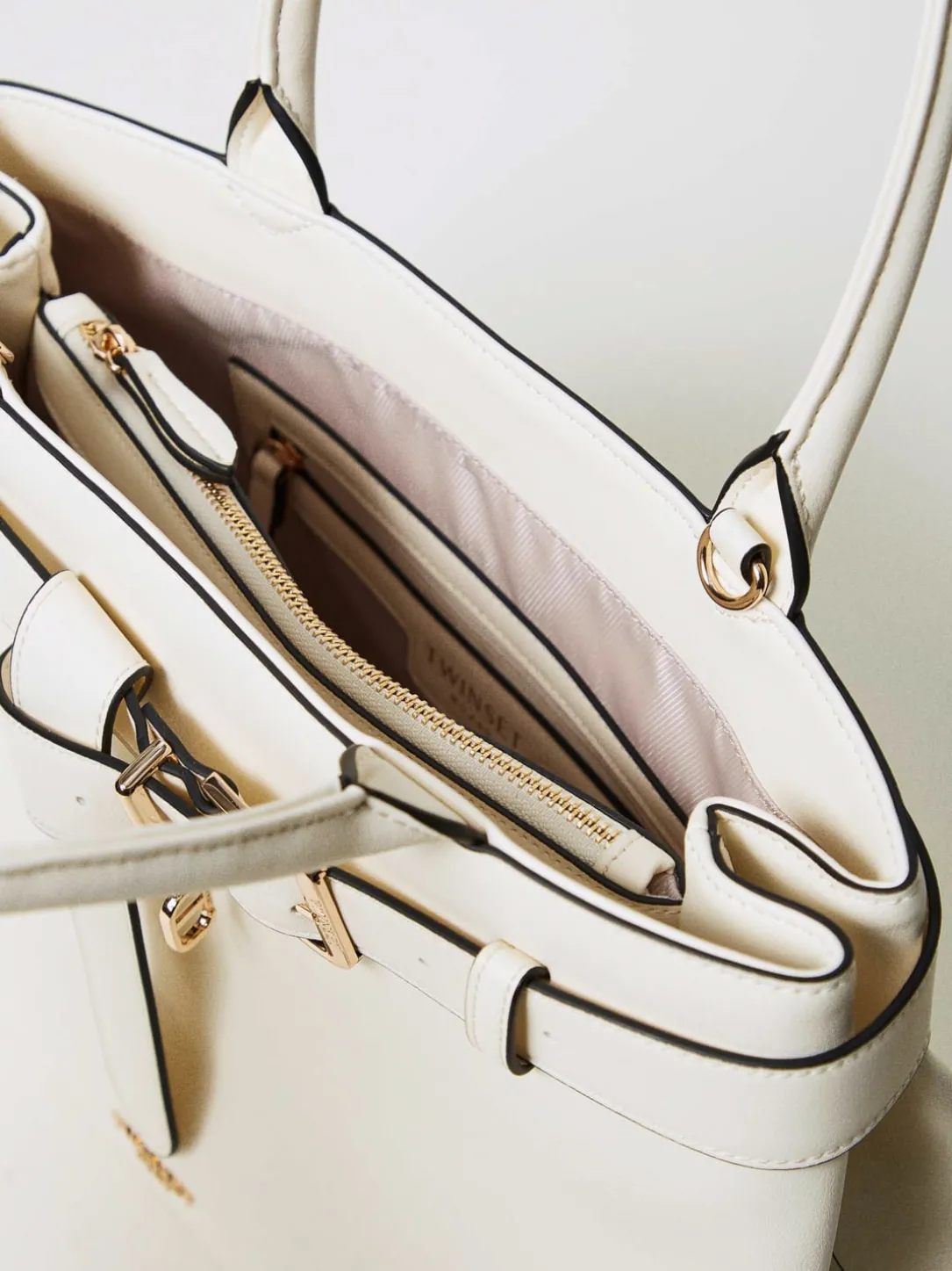 Borsa Voyage Twinset in pelle sintetica