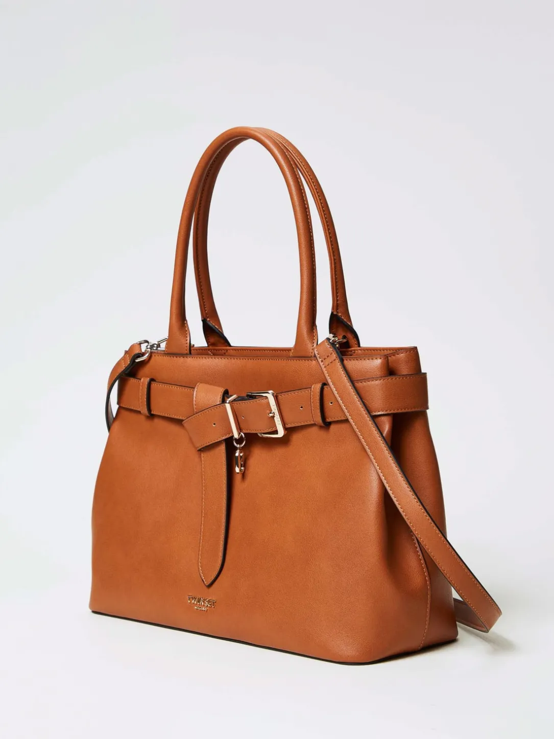 Borsa Voyage Twinset in pelle sintetica