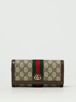 Borsa wallet Ophidia Gucci in tessuto GG Supreme e pelle