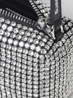 Borsa Wangloc Alexander Wang in nylon con strass applicati