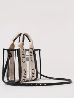 Borsa Woody Chloè in pvc e pelle
