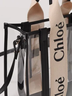 Borsa Woody Chloè in pvc e pelle