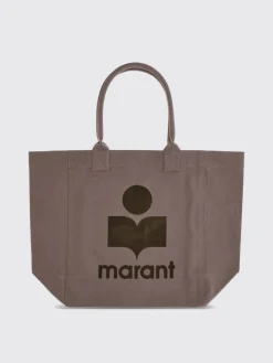 Borsa Yenky Isabel Marant in canvas di cotone con logo