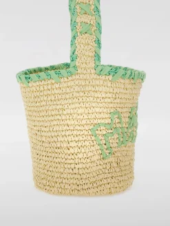 Borse a spalla Nassa piccola in rafia Marni