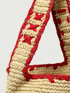 Borse a spalla Nassa piccola in rafia Marni