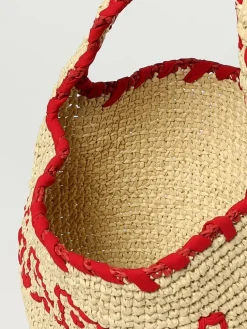 Borse a spalla Nassa piccola in rafia Marni