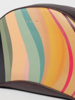 Borse a tracolla in pelle di vitello stampata Paul Smith