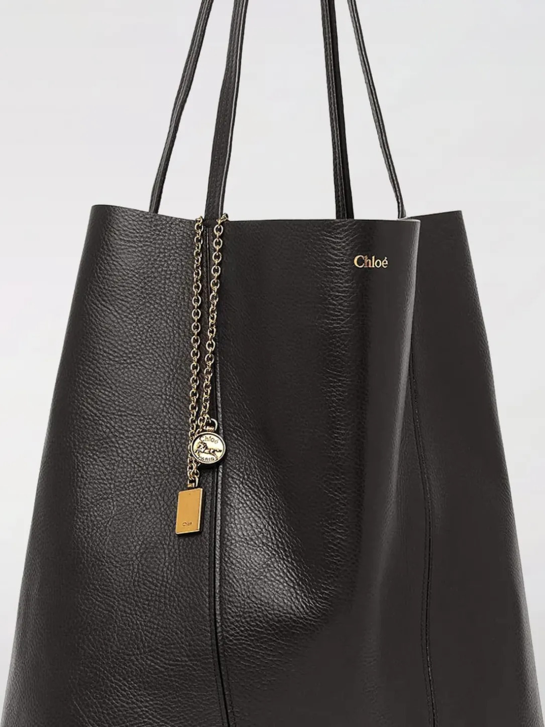 Borse Tote Spin grande Chloé in pelle