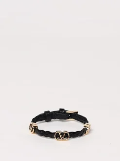 Bracciale VLogo Signature Valentino Garavani in pelle intrecciata