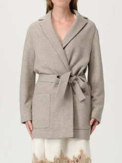 Caban a vestaglia Fabiana Filippi in lana vergine e cashmere