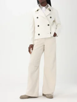 Caban doppiopetto Brunello Cucinelli in twill