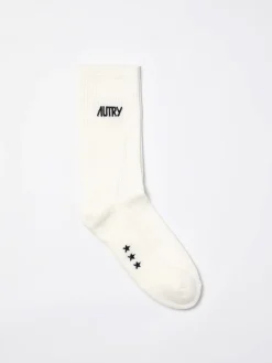 Calze Autry in cotone con logo jacquard