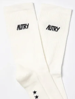 Calze Autry in cotone con logo jacquard